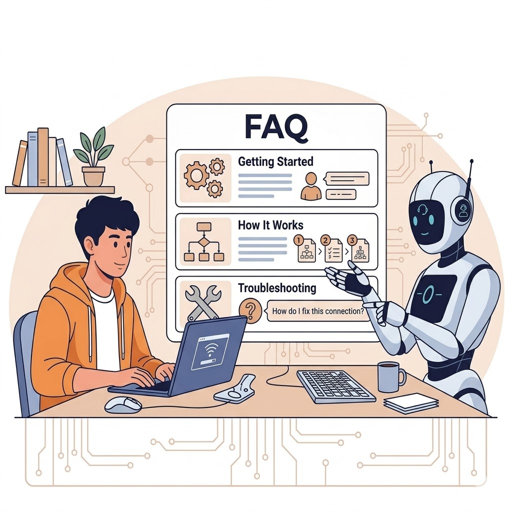 FAQ illustration